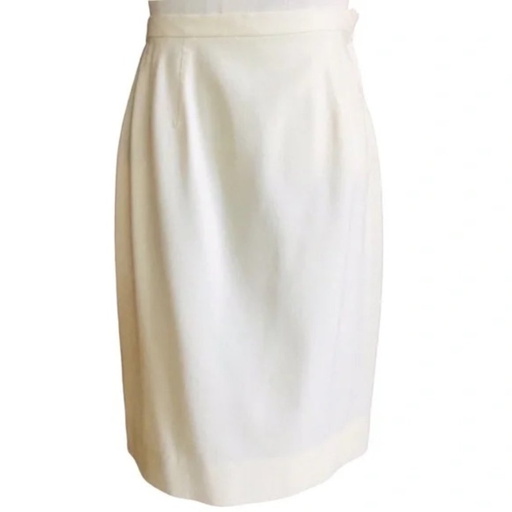 Vintage 80's Pendelton Wool Pencil Skirt Size 18